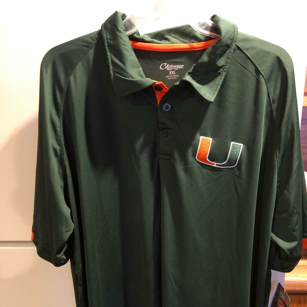 NWT Miami hurricanes polo